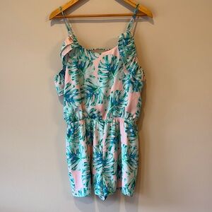Buddy Love Pink and Green Floral Jumpsuit